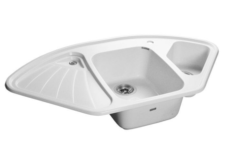 Кухонная мойка GranFest CORNER C-1040E иней