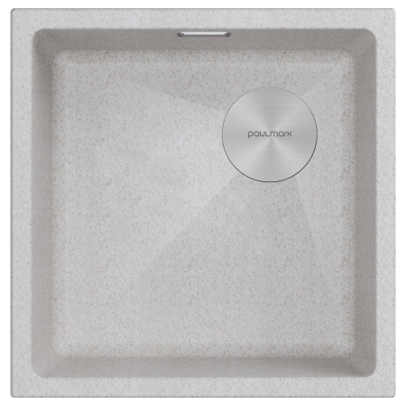 Мойка LUMI 45UNI-SKEW, IT-GRANIT, LU45SK-BE, бежевый, 455х440, Paulmark