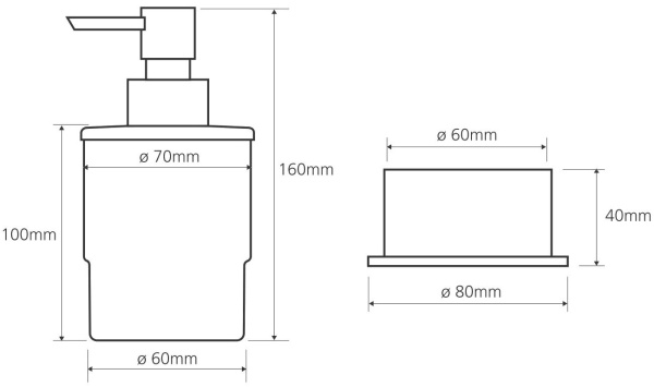 Дозатор для жидкого мыла Bemeta Omega 138109161