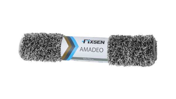Коврик для ванной Fixsen Amadeo 1-ый, FX-3001K, серый, 50х70 см
