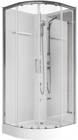 Душевая кабина Aquanet Passion R 2.0 90x90, прозрачное стекло