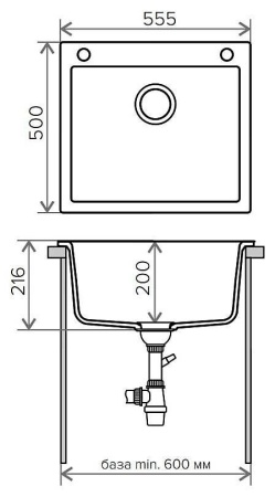 Кухонная мойка TOLERO Classic R-111 №102 Сафари