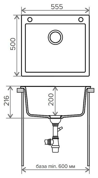 Кухонная мойка TOLERO Classic R-111 №102 Сафари