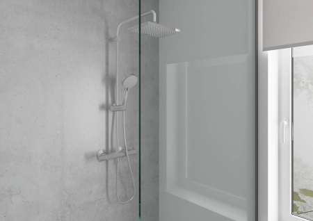 Hansgrohe Vernis Shape Showerpipe 230 1jet с термостатом хром 26286000