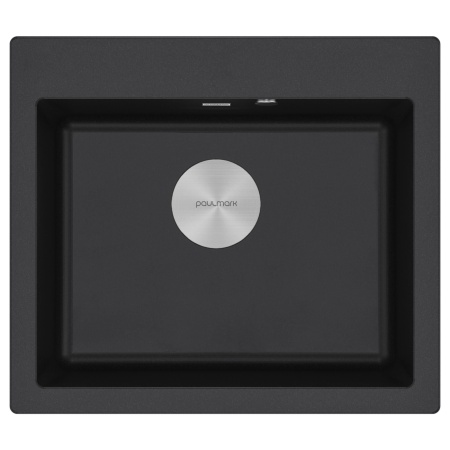 Мойка KANTE 60, IT-GRANIT, PM106052-BL, черный гранит, 600х520 мм, Paulmark