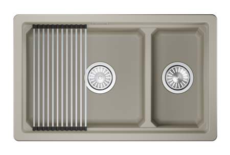 Мойка для кухни Granula Kitchen Space 7304iU креман, 73х45 см, прямоугольная