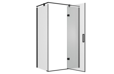 Душевой уголок BRAVAT BLACKLINE R-open 800х1200х1950 BS120.3113AB