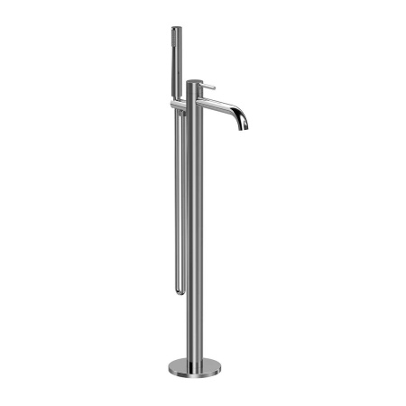 Смеситель для ванны напольный Vincea Desire VTF-1DCH с регулятором Естьвления, однорычажный, хром