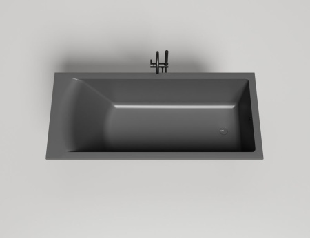 Ванна встраиваемая Salini CASCATA 180x80, S-Stone, матовый белый 104223M