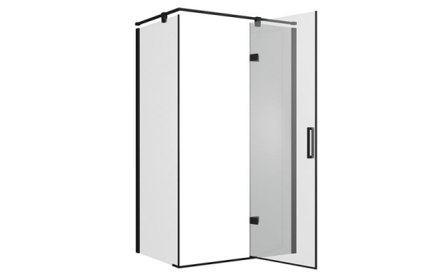 Душевой уголок BRAVAT BLACKLINE R-open 800х1200х1950 BS120.3113AB