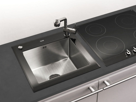 Кухонная мойка TOLERO Ceramic Glass TG-500 Белая