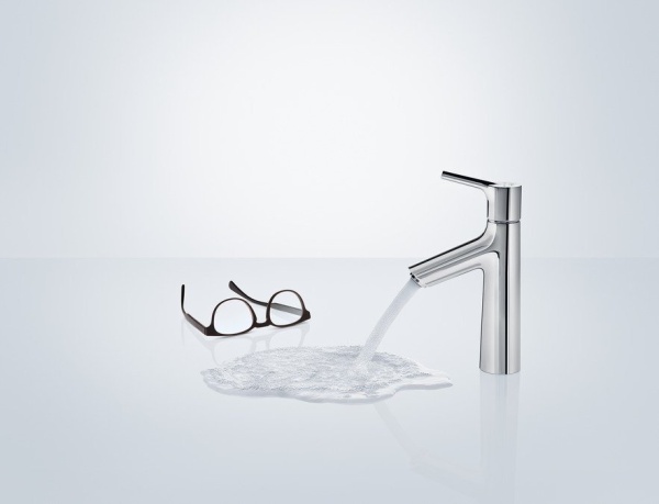 Hansgrohe Talis S Смеситель для раковины 100 однорычажный без сливного набора хром 72021000