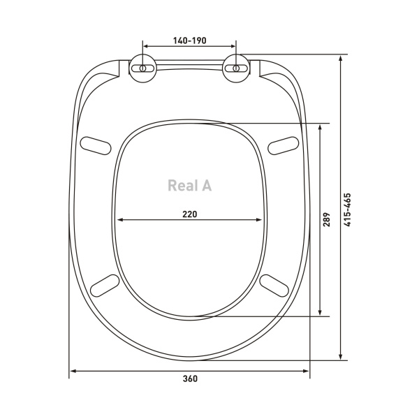 Сиденье BERGES Real A