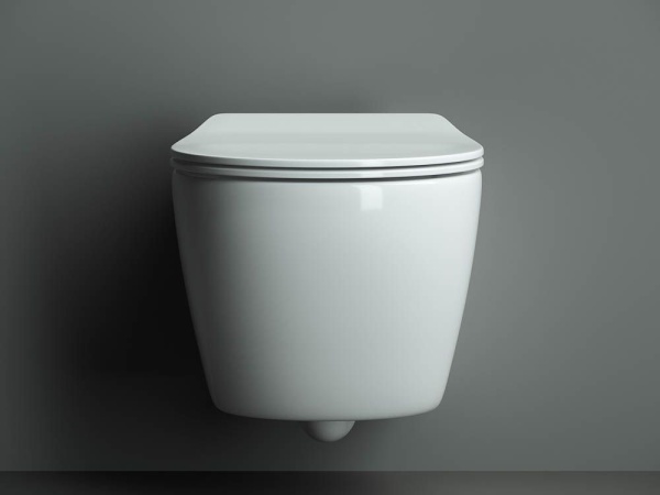 Подвесной унитаз Ceramicanova PEARL (безободковый), белый, CN8001