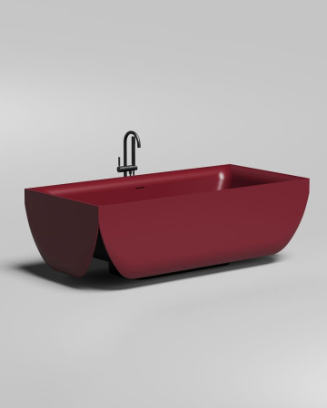Ванна отдельностоящая Salini ARIA 190х90, S-Stone, матовый белый 1051201M