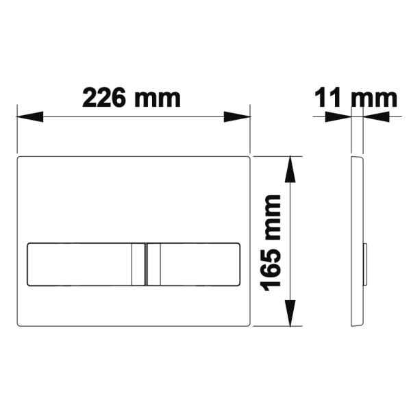 Кнопка BERGES для инсталляции NOVUM L5