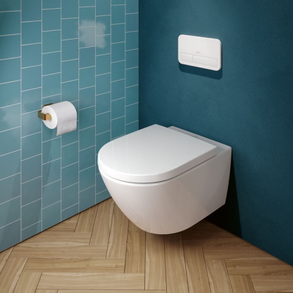 Унитаз Villeroy & Boch Subway 3.0, подвесной с сиденьем, 4670TS01