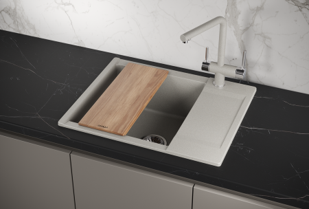 Мойка для кухни Granula Estetica 6202 базальт, 62х50 см, прямоугольная