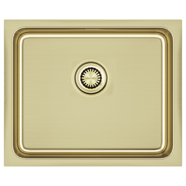 Мойка нерж. сталь VISTA 54, PM305444-LG, светлое золото, 540х440мм, Paulmark