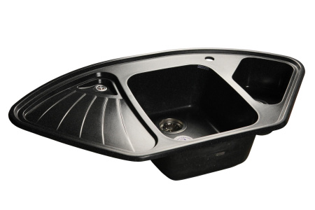 Кухонная мойка GranFest CORNER C-1040E черный