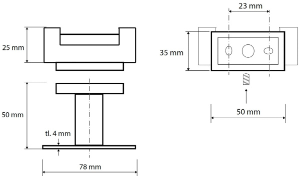 Крючок для полотенец Bemeta Plaza 118106032