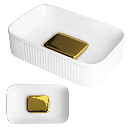 Умывальник RoxenBath Pablo Gold 570205