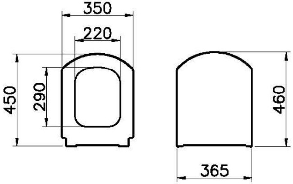 Крышка-сиденье для унитаза VitrA Nuova 124-003-009