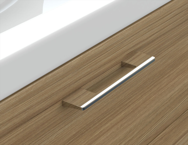 Тумба под раковину подвесная Cersanit LARA 80 для COMO 80 орех, 63416