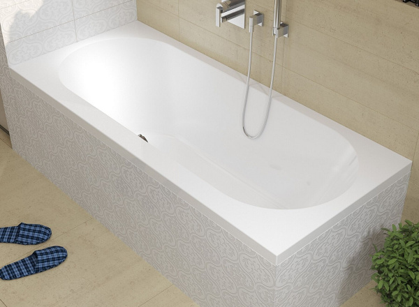 Акриловая ванна с усиленным каркасом и сифоном Riho Carolina 190x80 BB5500500000000