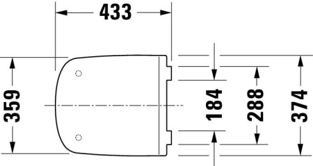 Сиденье для унитаза Duravit DuraStyle 0063710000