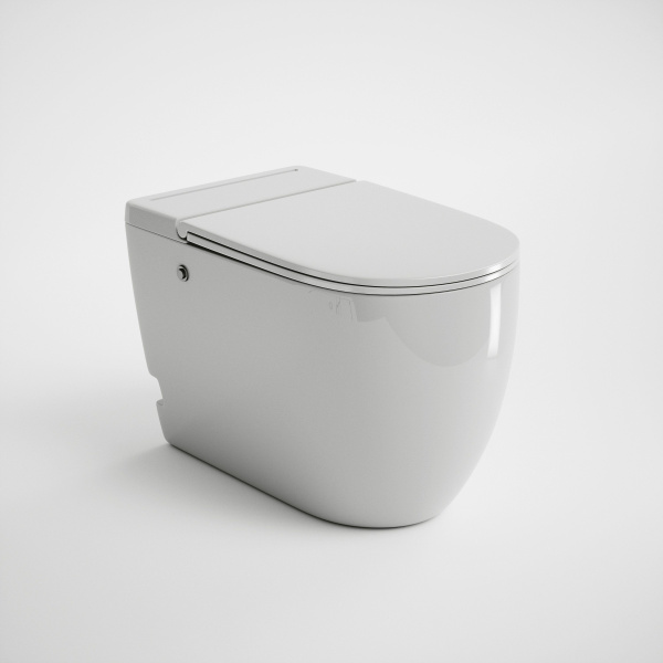 Унитаз Grossman GR-PR-5502 impuls (570х360х450) белый напольный с тонкой крышкой