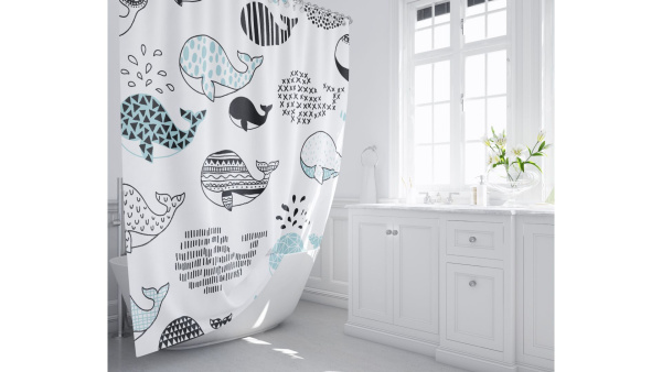 Штора для ванной Fixsen Flux, FX-2511