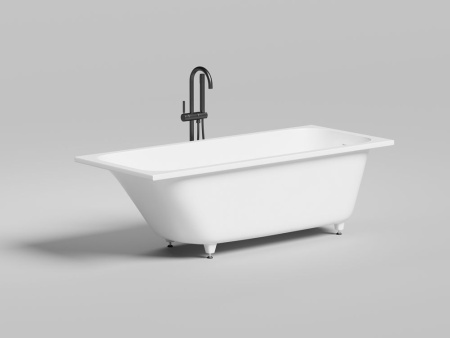 Ванна встраиваемая Salini ORLANDA KIT 170x70, S-Sense, глянцевый белый 102111G