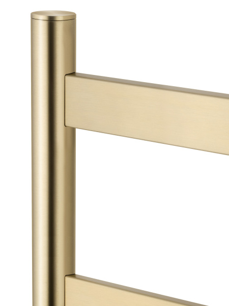 Полотенцесушитель электрический напольный WONZON & WOGHAND, Брашированное золото (WW-A407-BG)