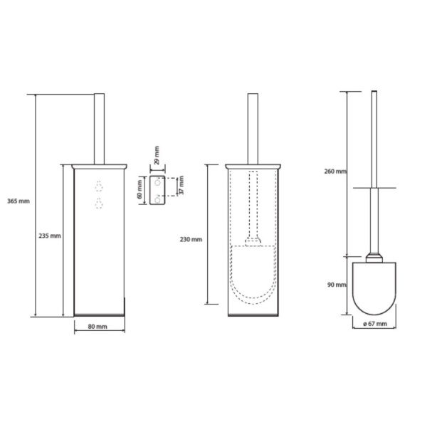 Ершик для унитаза Bemeta Plaza 118213092