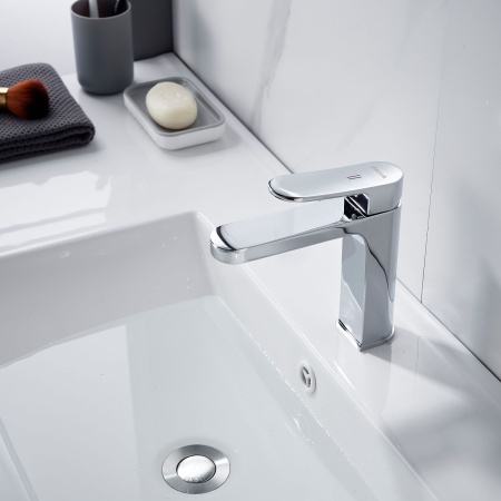 Смеситель для раковины Shevanik S4501, хром