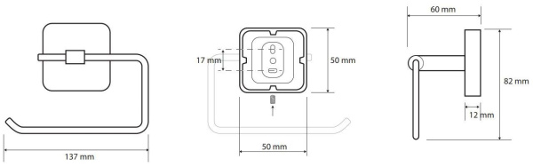 Держатель туалетной бумаги Bemeta Tasi 154112022