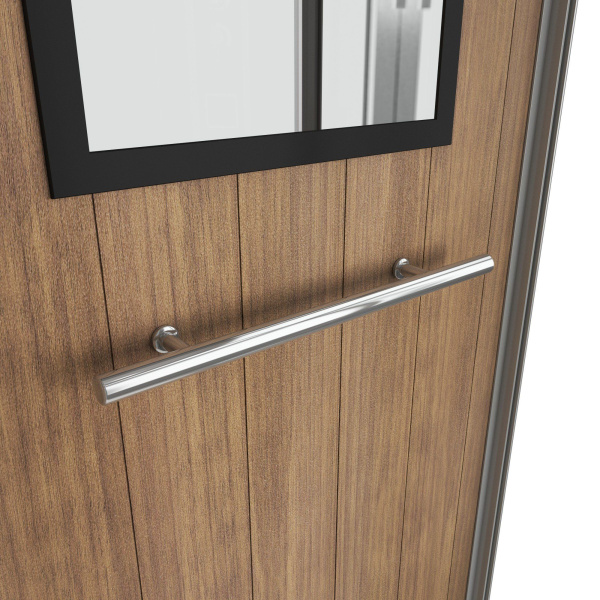 Душевая кабина Niagara Luxe NG-7717WD 100x100x215, низкий поддон, стенки деревянные