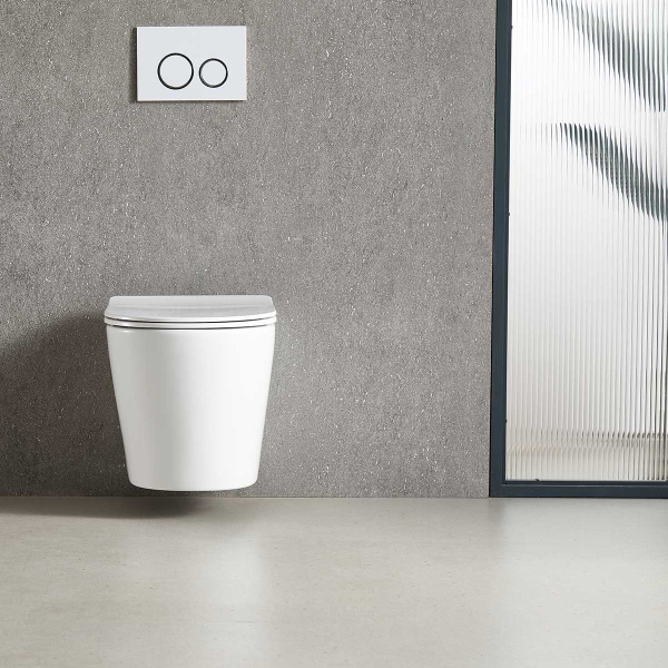 Унитаз подвесной Vincea Tornado Piatti VT1-11T безободковы, цвет белый, ультратонкое soft-close сиденье