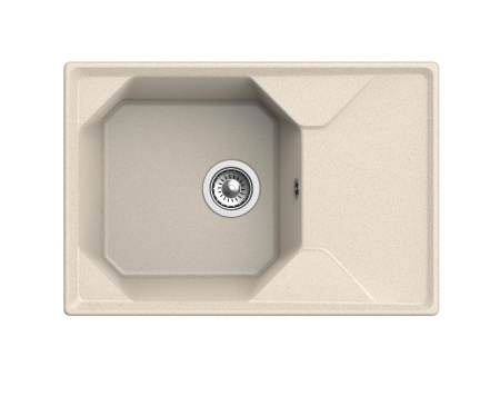 Кухонная мойка GranFest UNIQUE U-740L бежевый
