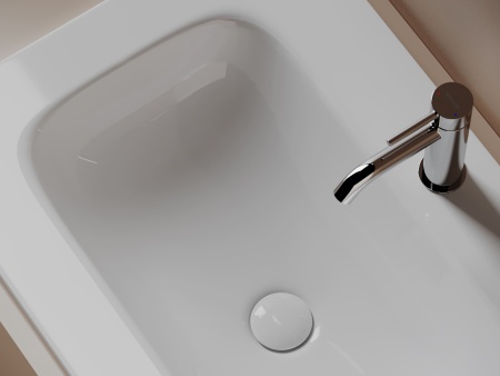 Раковина накладная мебельная Ceramicanova Грация (Grace) 710x457x137 с отв. под смеситель, белый CN7031