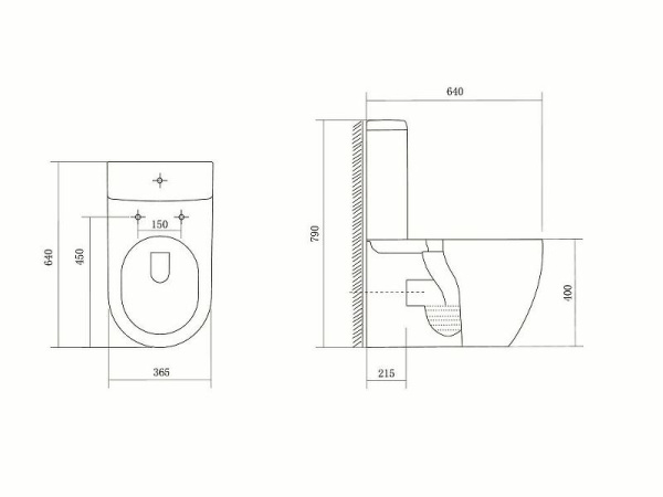 Унитаз-компакт Aquatek БЕТТА безободковый AQ1363B-00