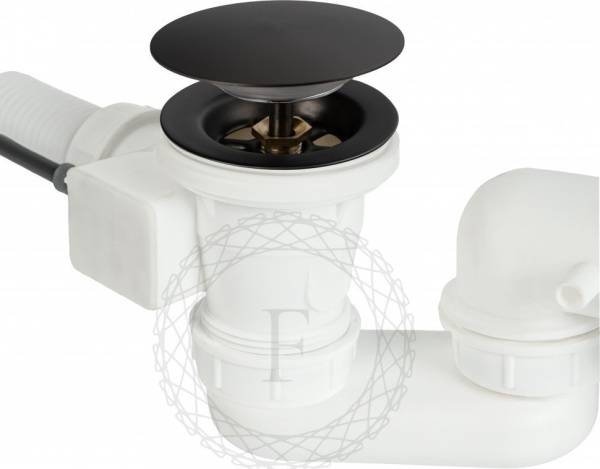 Сифон для ванны полуавтоматический FILARETE FL80 (Графит)