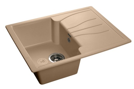 Кухонная мойка GranFest STANDART S-680L топаз