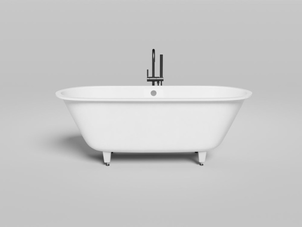 Ванна встраиваемая Salini ORNELLA AXIS 170x75 покраска по RAL полностью, S-Sense, глянцевый 103413GF