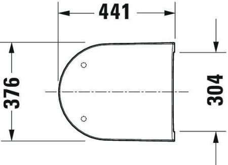 Сиденье для унитаза Duravit D-Neo 0021610000