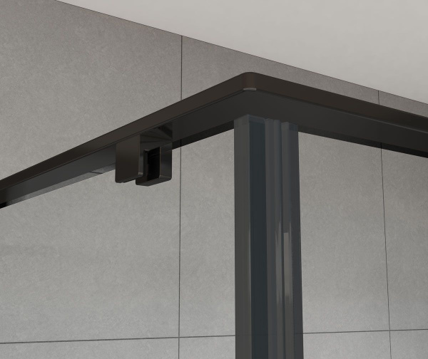 Душевой уголок Vincea Arno VSR-1A9012CLB, 1200*900, черный, стекло прозрачное