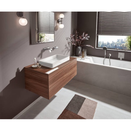 Hansgrohe Vivenis Встраиваемый смеситель для раковины настенный с изливом 195 мм хром 75050000