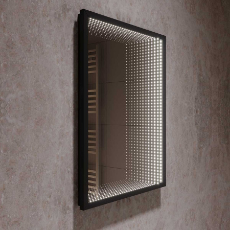 Зеркало Vincea LED VLM-2M600MB, 600x800 c сенсорным выключателем и диммером, черное