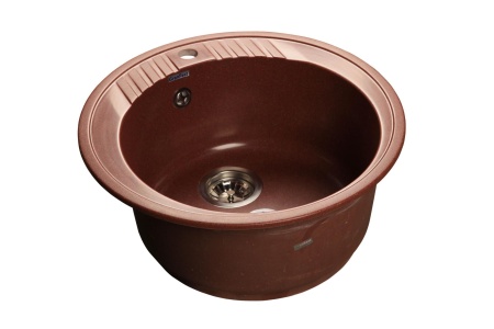 Кухонная мойка GranFest RONDO R-520 красный марс